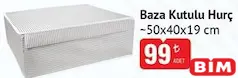 BAZA KUTULU HURÇ 50X40X19 CM